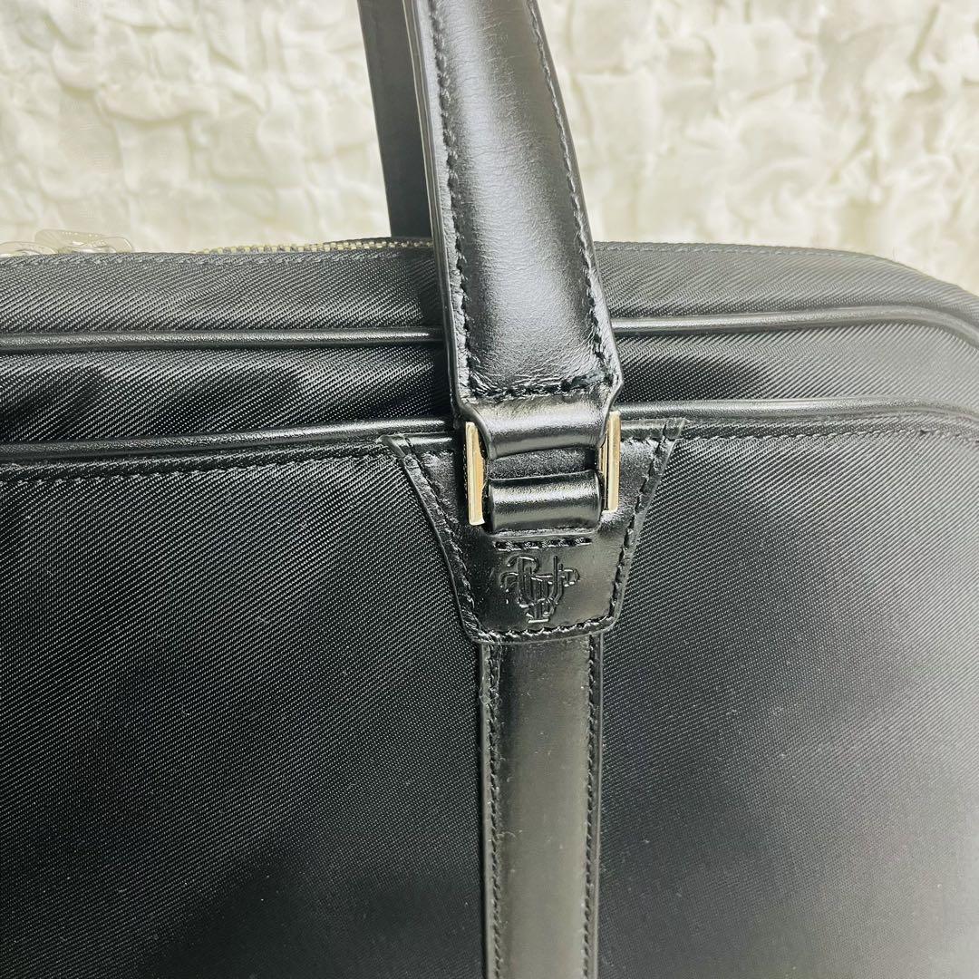 ultima TOKYO 2way ビジネスバッグ ショルダーレザーナイロン黒
