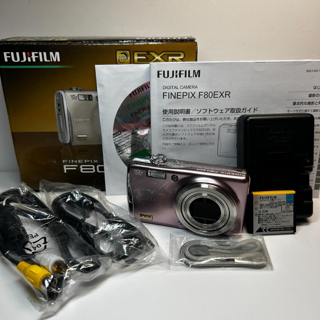 FUJIFILM FinePix F80EXR デジタルカメラ ピンク