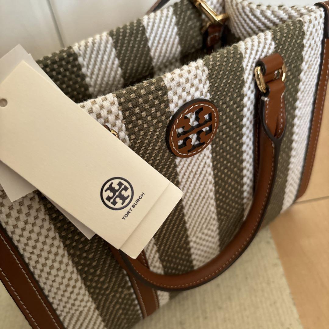 Tory Burch ストライプ ショルダーバッグ