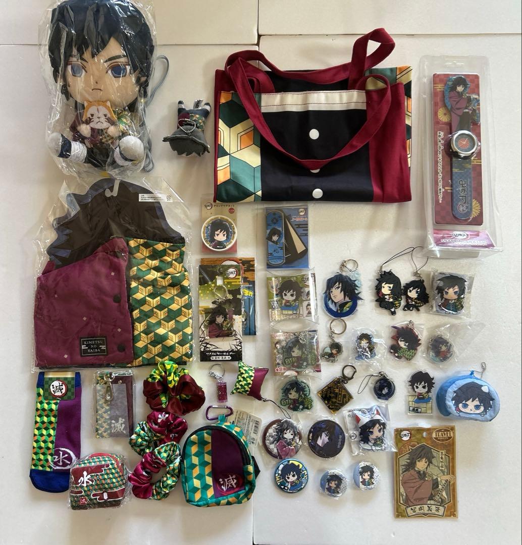 鬼滅の刃 冨岡 義勇グッズ 40点セット目立った傷や汚れなし