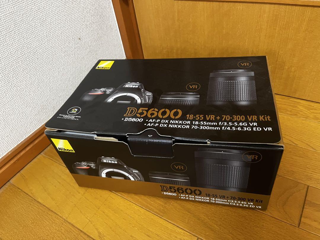 Nikon D5600 ダブルズームキット(箱あり) Nikon D5600 ダブルズームキット - メルカリ