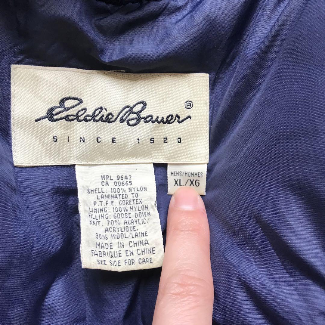 Eddie Bauer 白タグ　GORE-TEX ダウンジャケット
