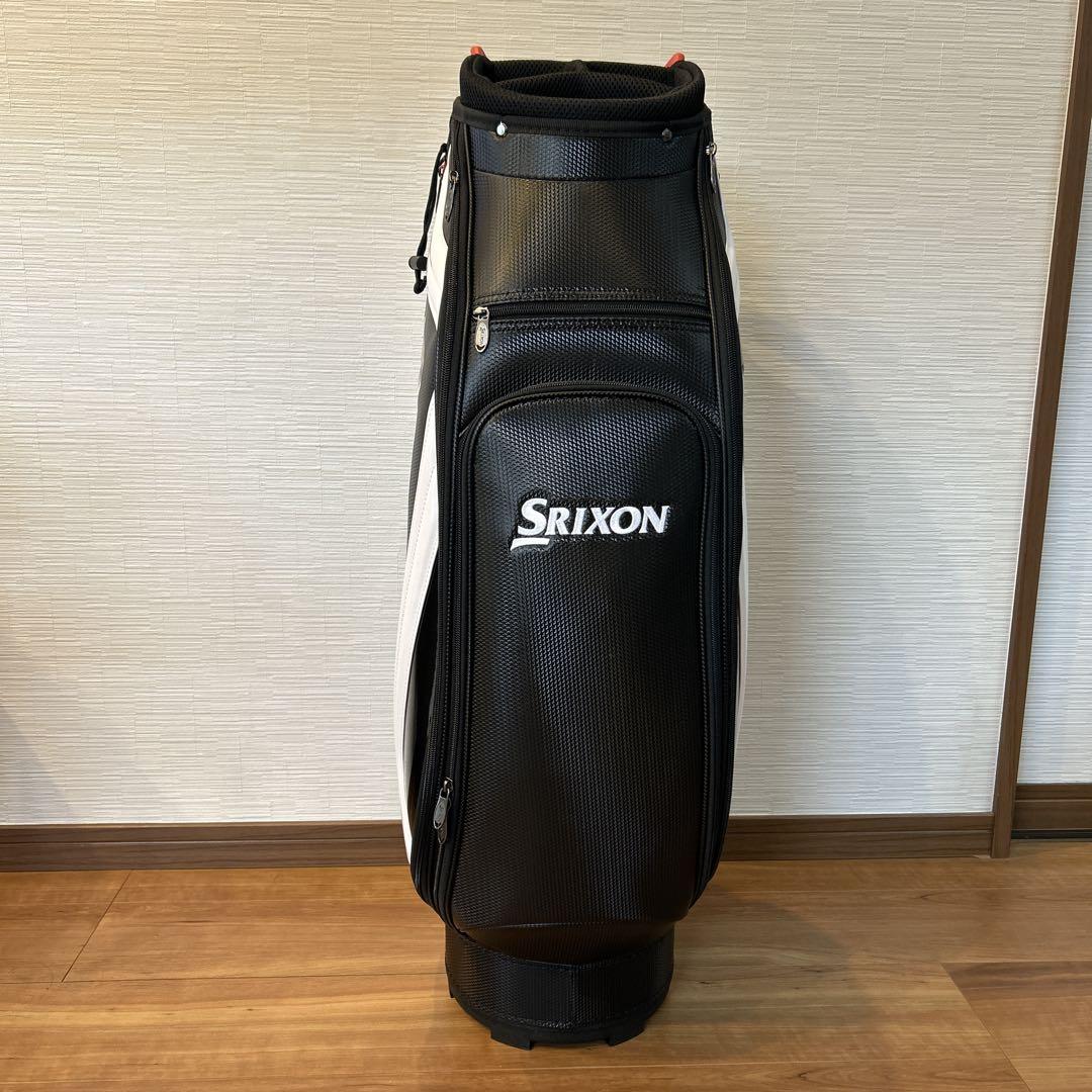 Srixon 軽量キャディバッグ ブラック/ホワイト/レッド