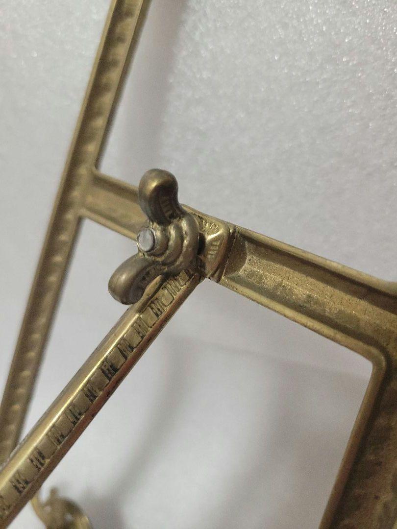 フランス製 イーゼルスタンド　BRASS 真鍮製 ブラス アンティーク