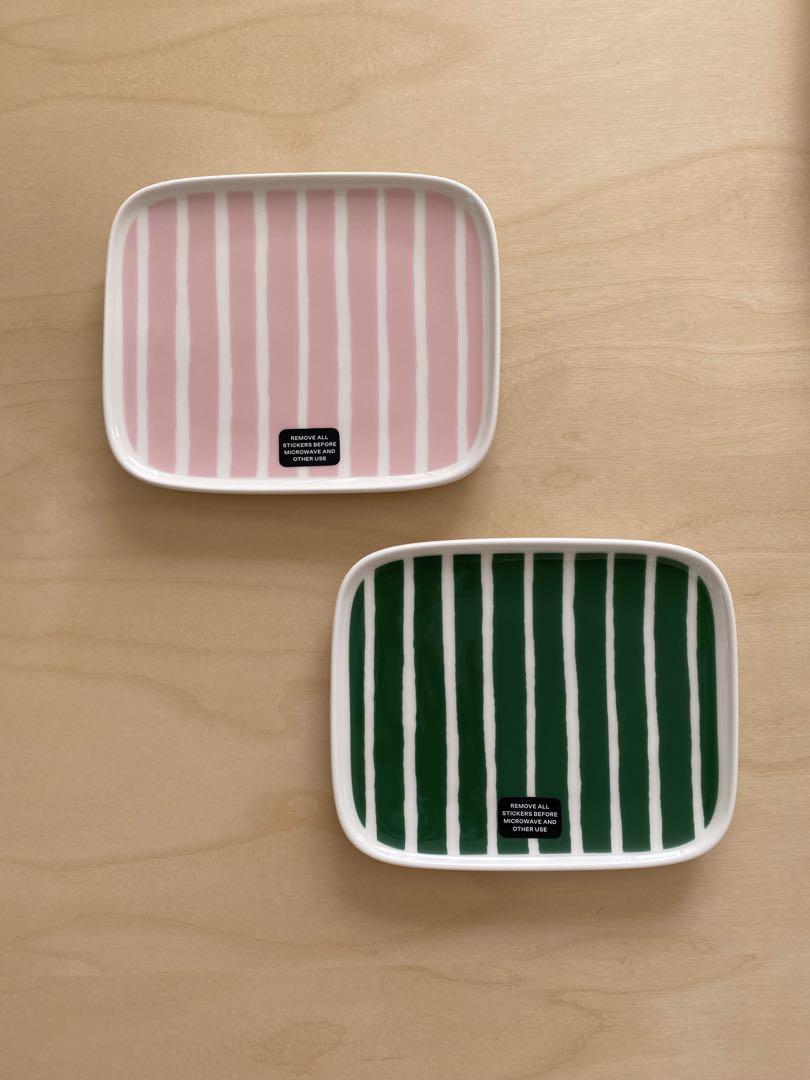 マリメッコ　新品　Piccolo プレート 15×12㎝　2枚セット Piccolo プレート 15×12㎝ | Vuokko Eskolin-Nurmesniemi
