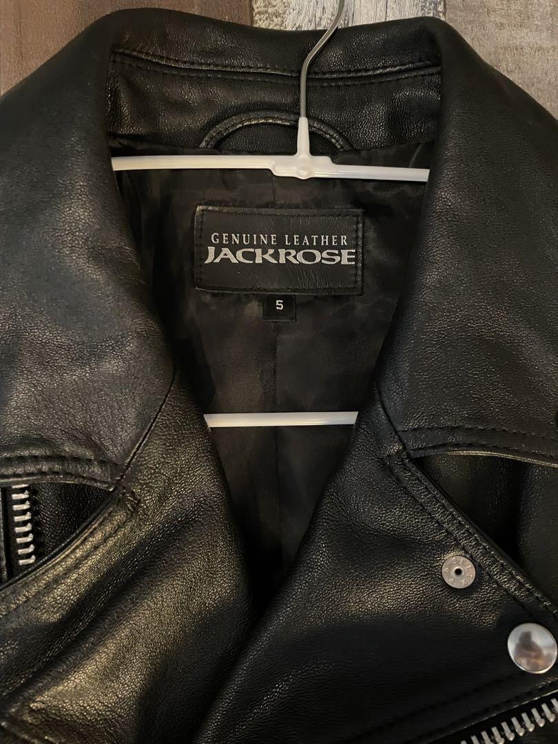 注目のブランド 美品❗️JACKROSE 本革 希少サイズ5 ダブルライダースジャケット ジャケット・アウター