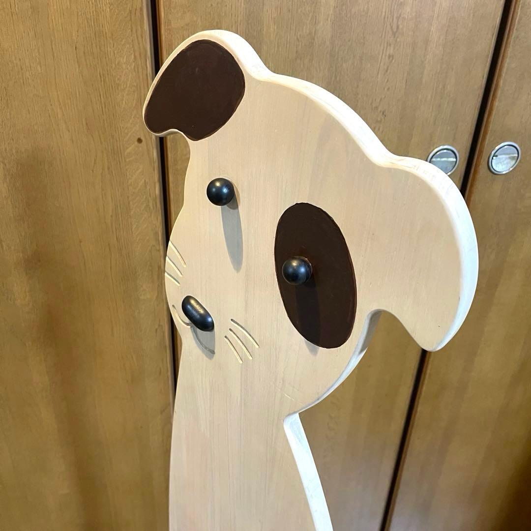 『森のサーカス』ワン子の形 木製子供用椅子 収納ボックス付き ヴィンテージ 『森のサーカス』ワン子の形 木製子供用椅子 収納ボックス付き ヴィンテージ