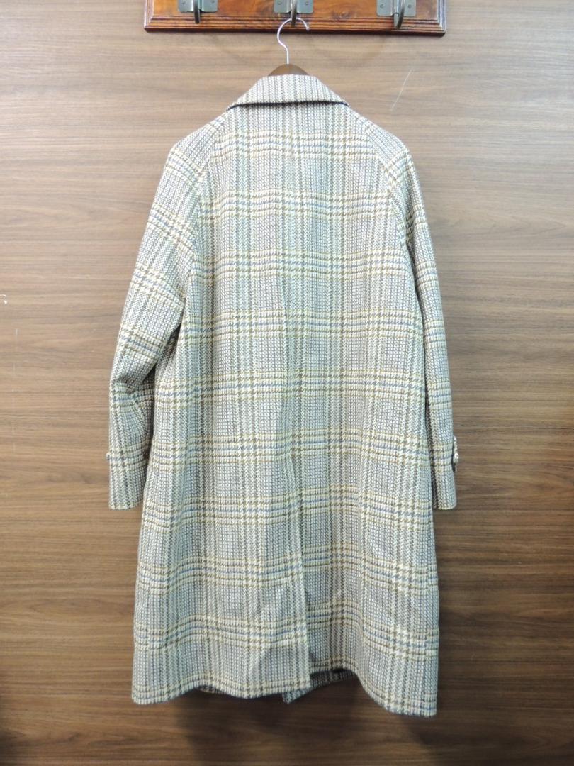 80S VINTAGE BURBERRYS ツイード ステンカラー コート M