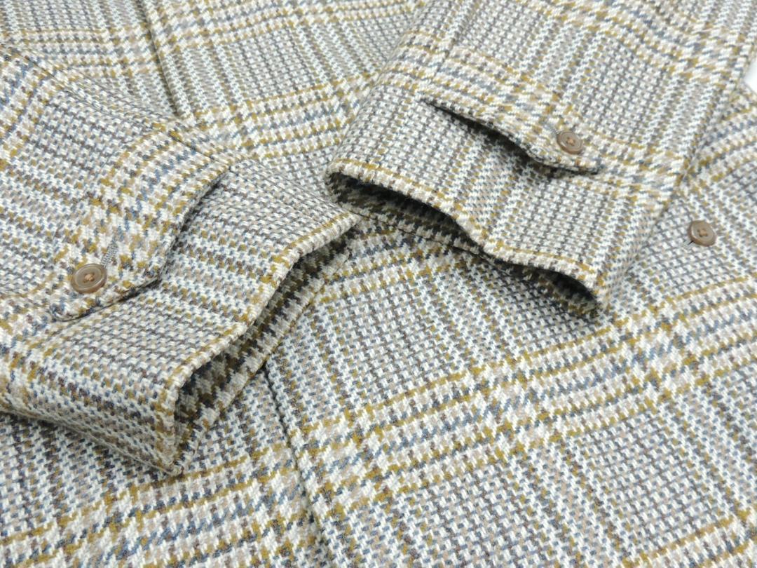 80S VINTAGE BURBERRYS ツイード ステンカラー コート M