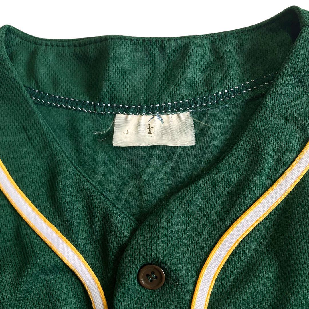 90s 00s アスレチックス ユニフォーム 深緑 CRISP 4番 MLB 90s 00s アスレチックス ユニフォーム 深緑 CRISP 4番 MLB
