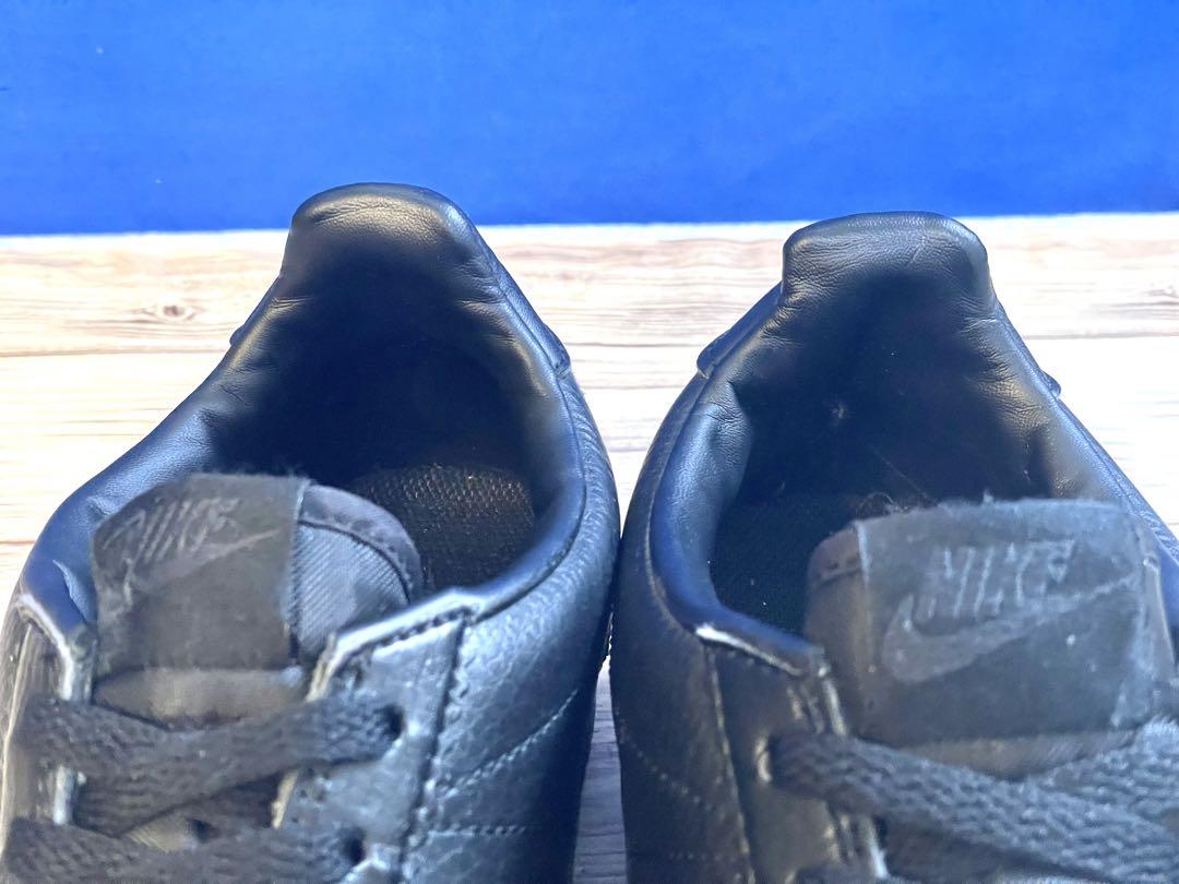 【✅廃盤人気色】NIKEクラシックコルテッツレザートリプルブラック26.5cm 画像6