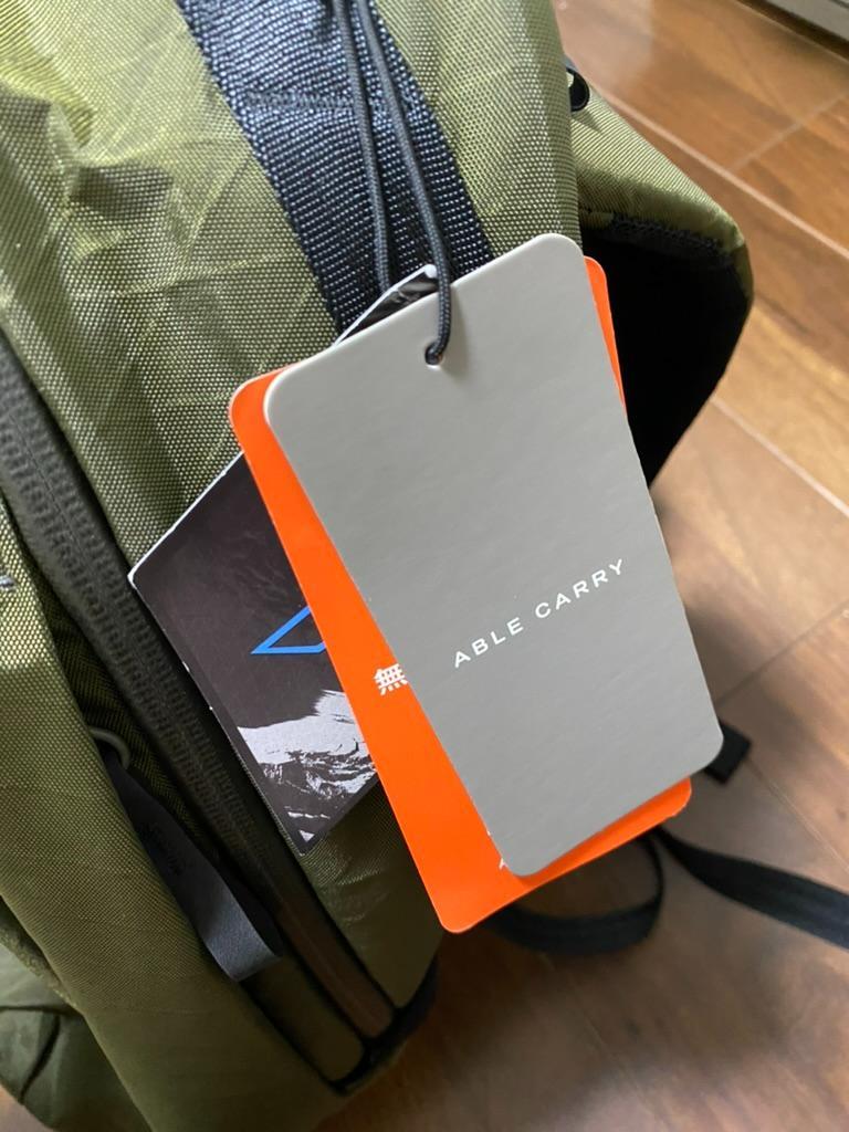 Daily Plus （ABLE CARRY） オリーブ色リュック 新品タグ付き
