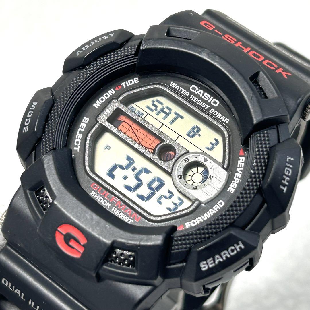 Excellent!!]Casio G-shock Gulfman G-9100 watch w/replacement