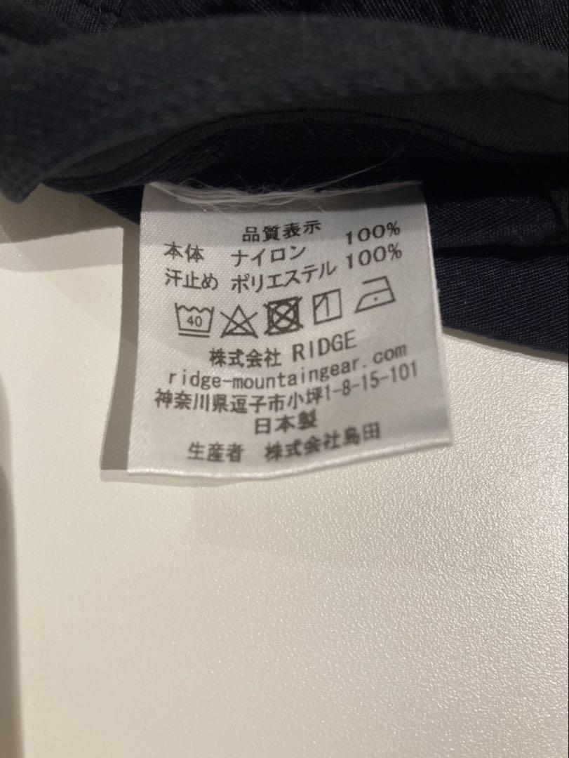 RIDGE MOUNTAIN GEAR ベーシックキャップ　ブラック