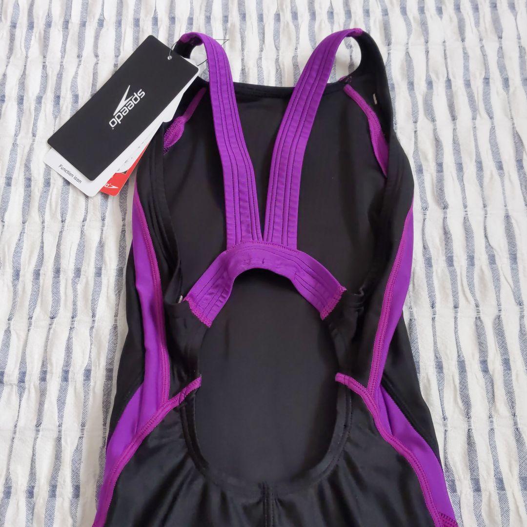 超激得人気 新品Sサイズ 黒×紫 CB6DI-m86587916276 レディースspeedo公式競泳用スイムウェア 超特価国産