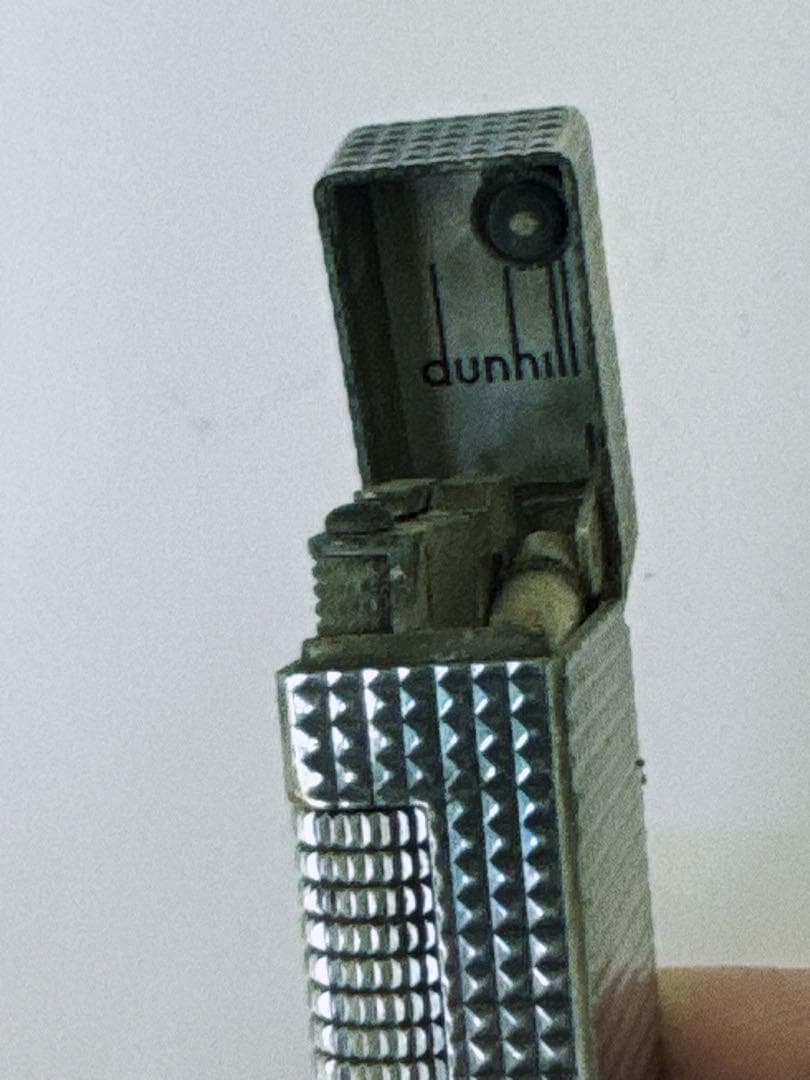 A A火花OK ダンヒル　ガスライター　シルバー　ロンドン　ロゴ