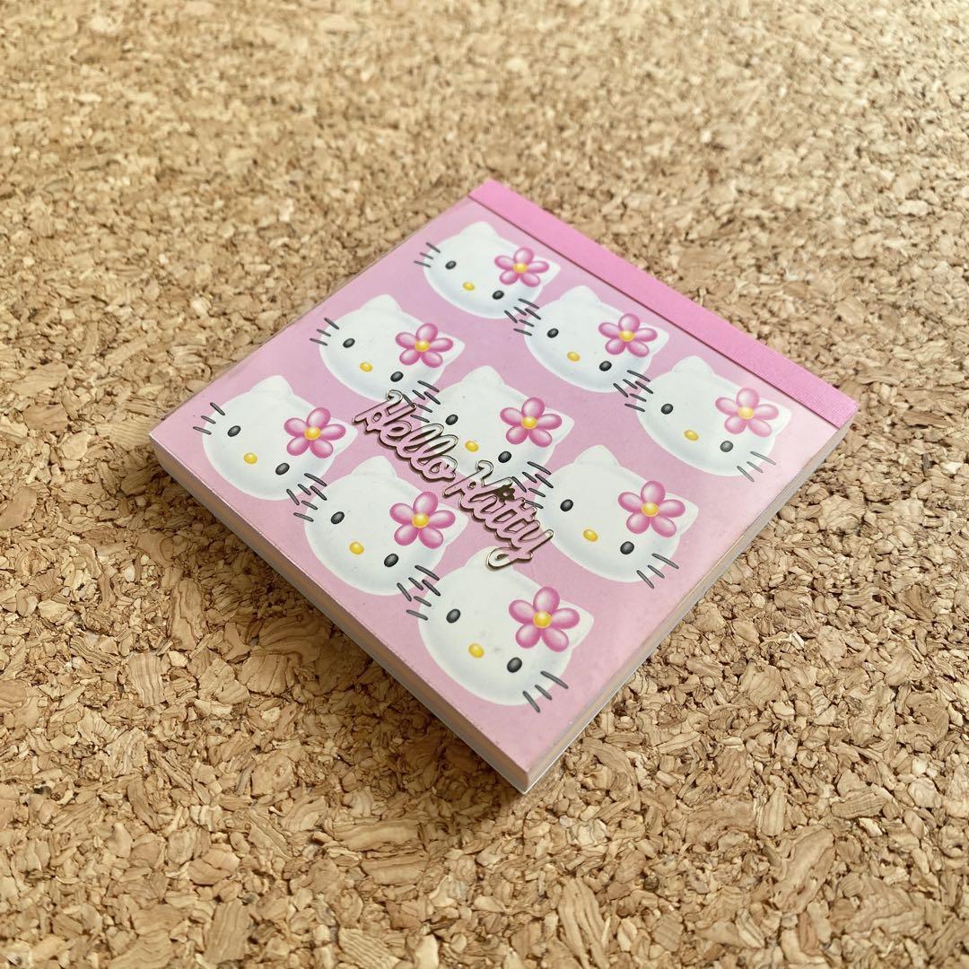 【値下げ】ハローキティ　カオハナ　ステーショナリーセット　文房具　平成レトロ 値下げ】ハローキティ カオハナ ステーショナリーセット 文房具