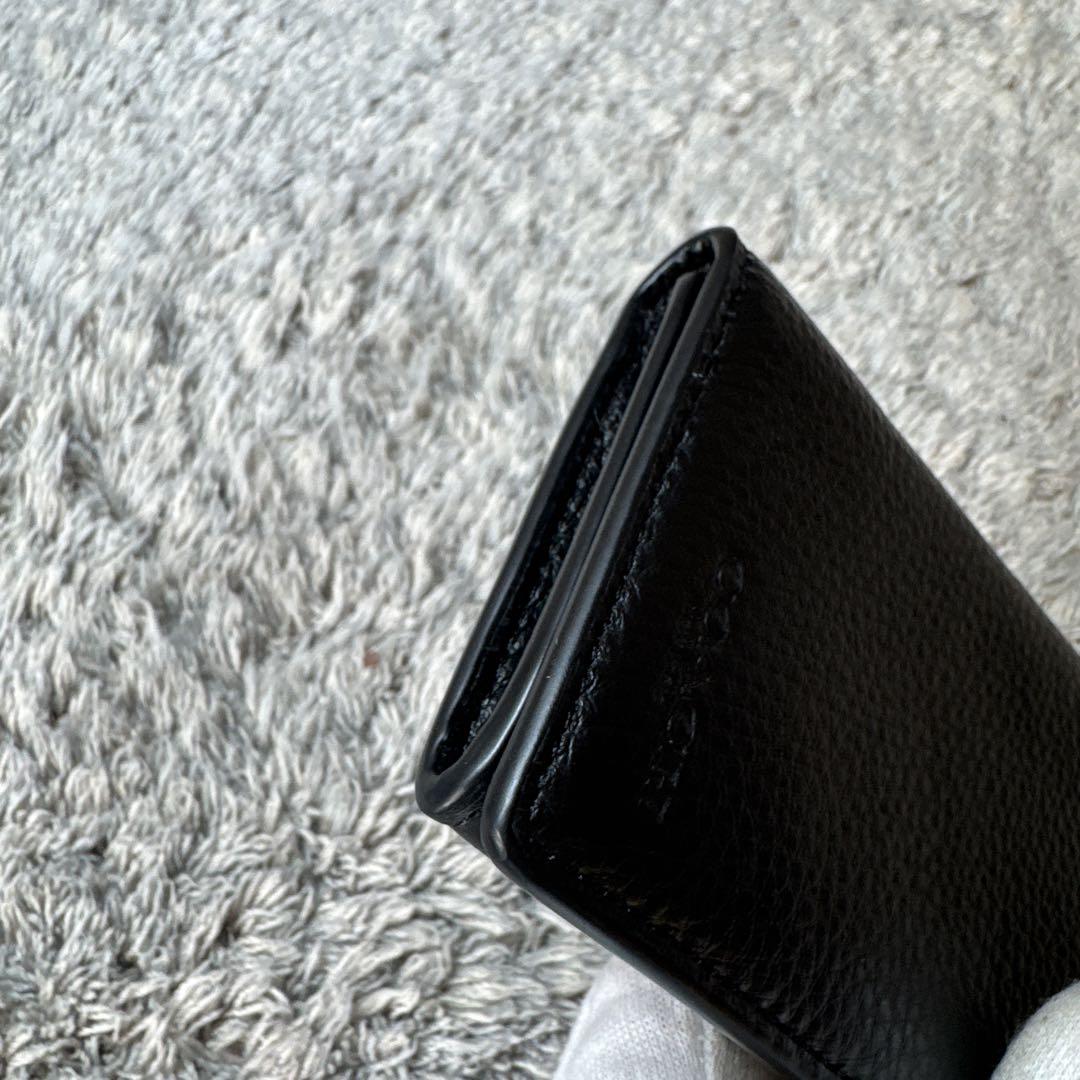 ★美品★COACH コーチ 名刺入れ カードケース レザー ブラック