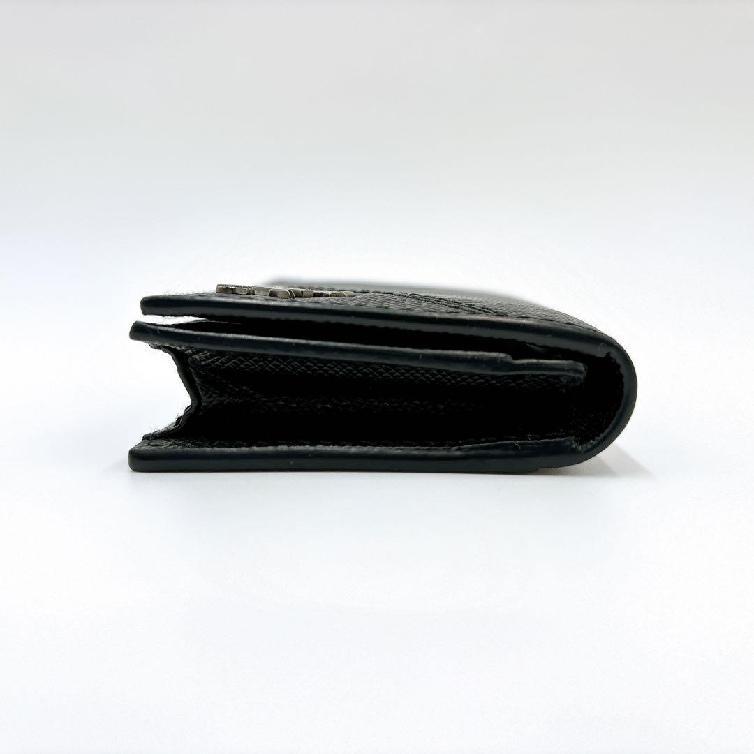 【Hiro】新品同様 ＊ PRADA プラダ サフィアーノメタル 名刺入れ
