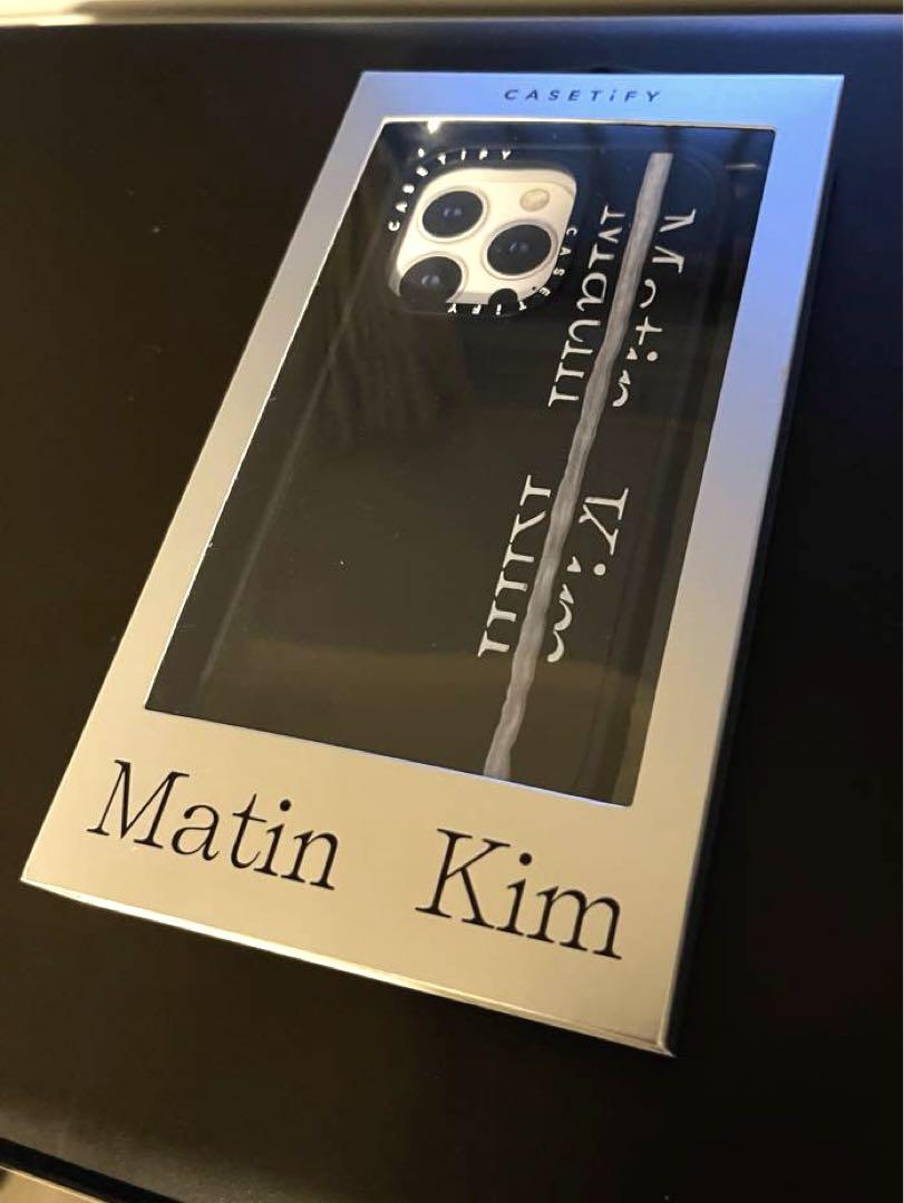 【予約販売】本 Matin Logo ケースBlack Kim×CASETIFY】iPhone iPhoneアクセサリー