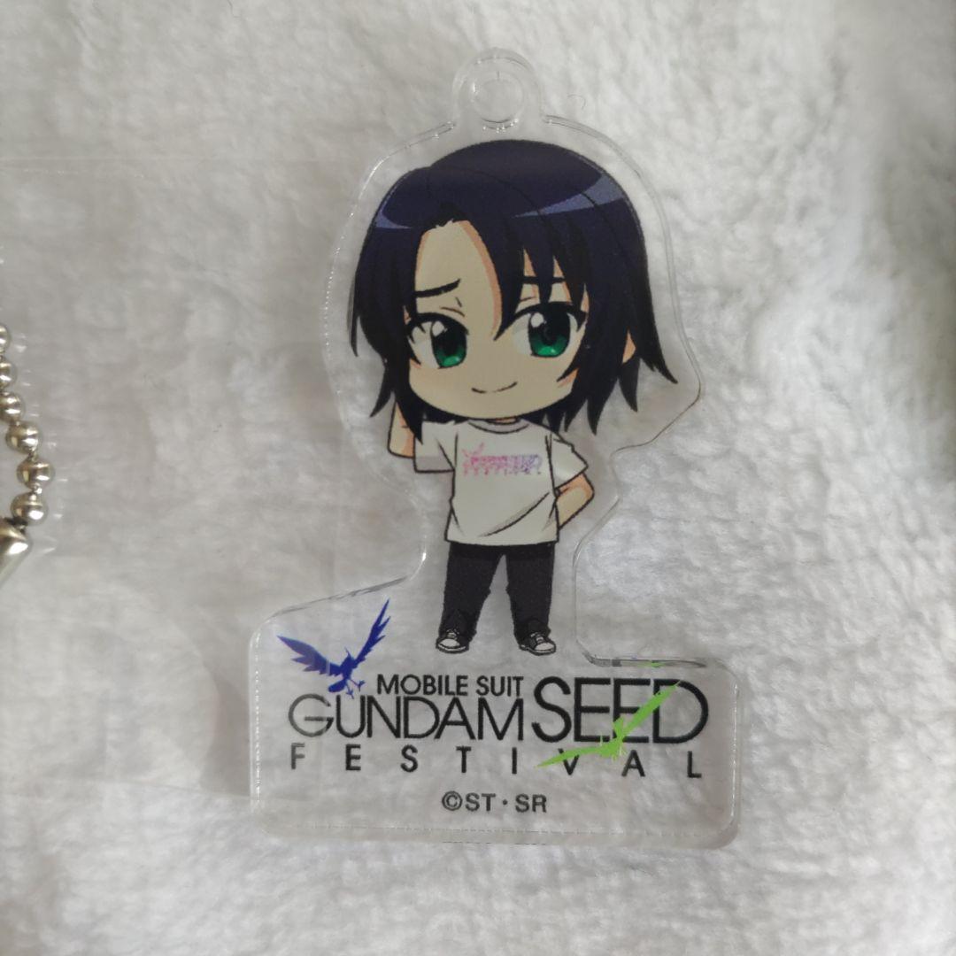 ガンダムSEED FESTIVAL アスラン マリュー アクリルチャーム ガンダムSEED FESTIVAL トレーディングアクリルチャーム アスラン