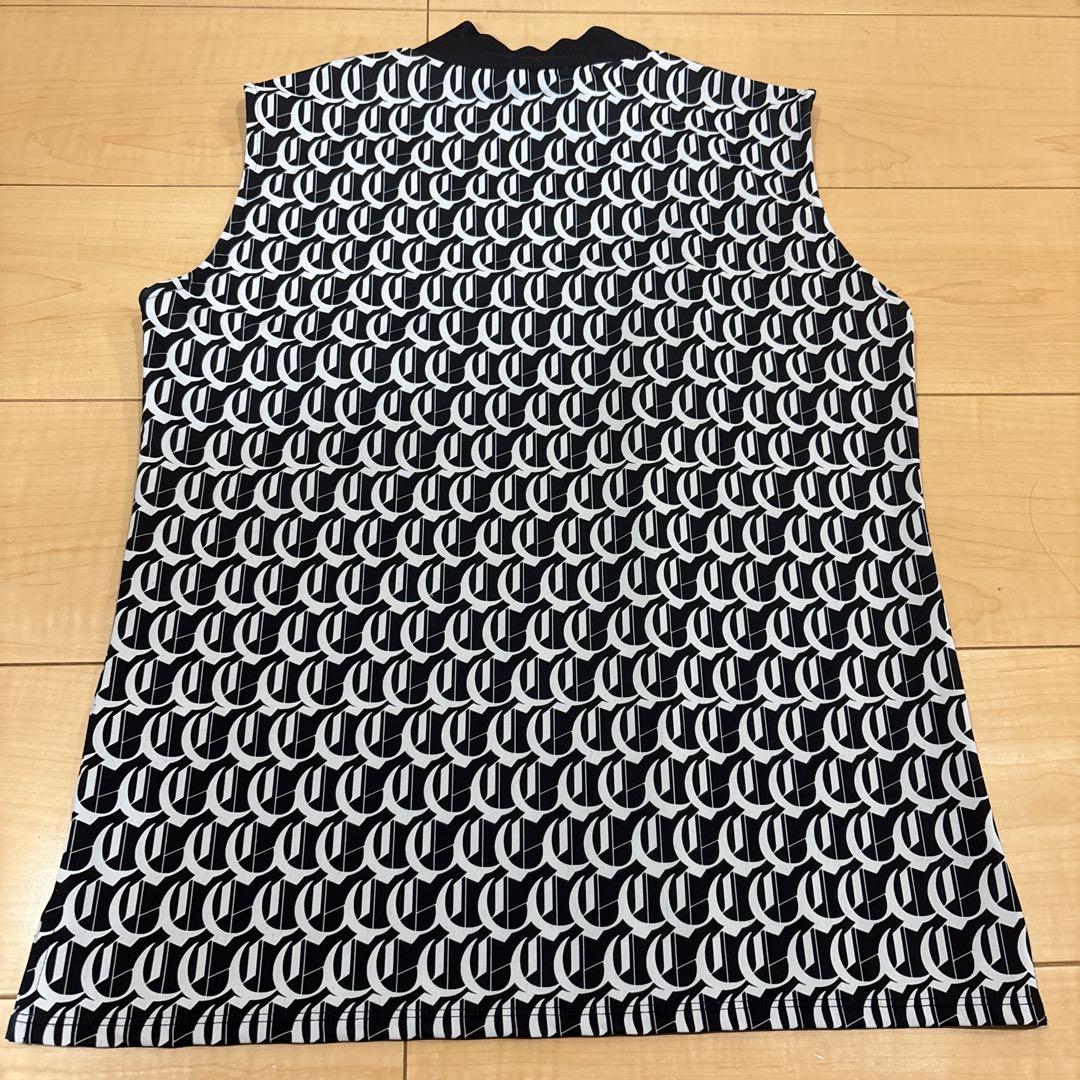 CELFORD GOLF モノグラムＰＴカットノースリトップス　ブラック　38