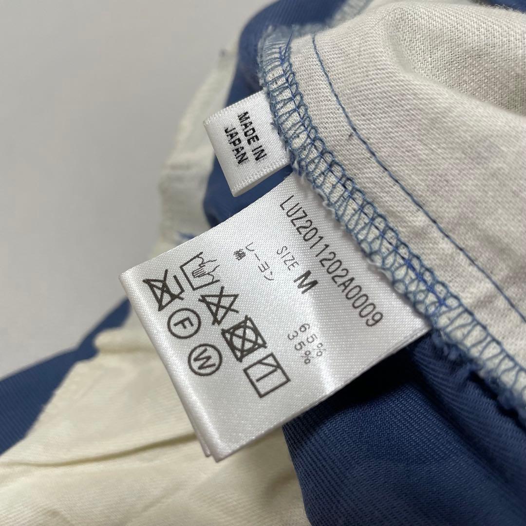 00s~ レーヨン 1タック ワイド スラックス バギー 光沢 燻み ドレープ