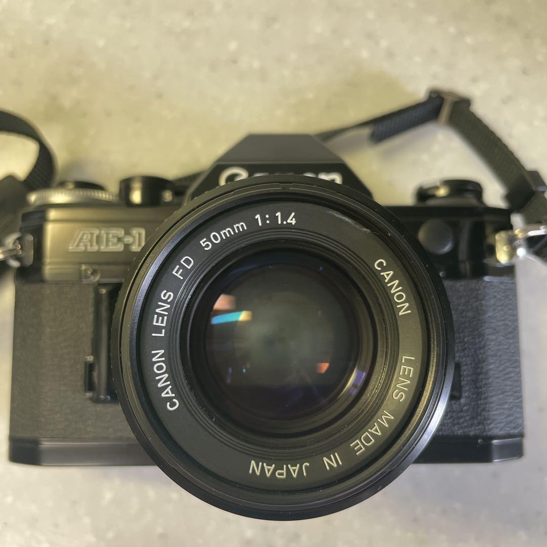 【動作未確認】Canon 一眼レフカメラ AE-1 FD 50mm 1:1.4