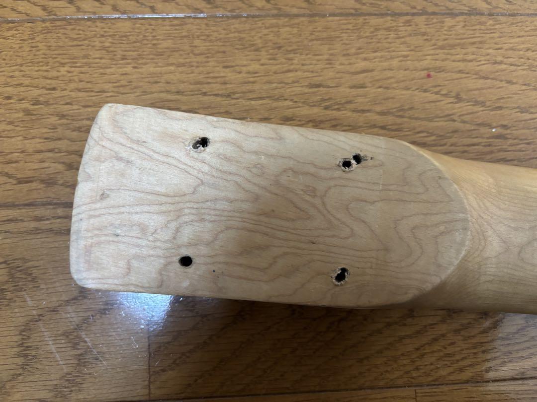 エレキベース用フレットレスネック