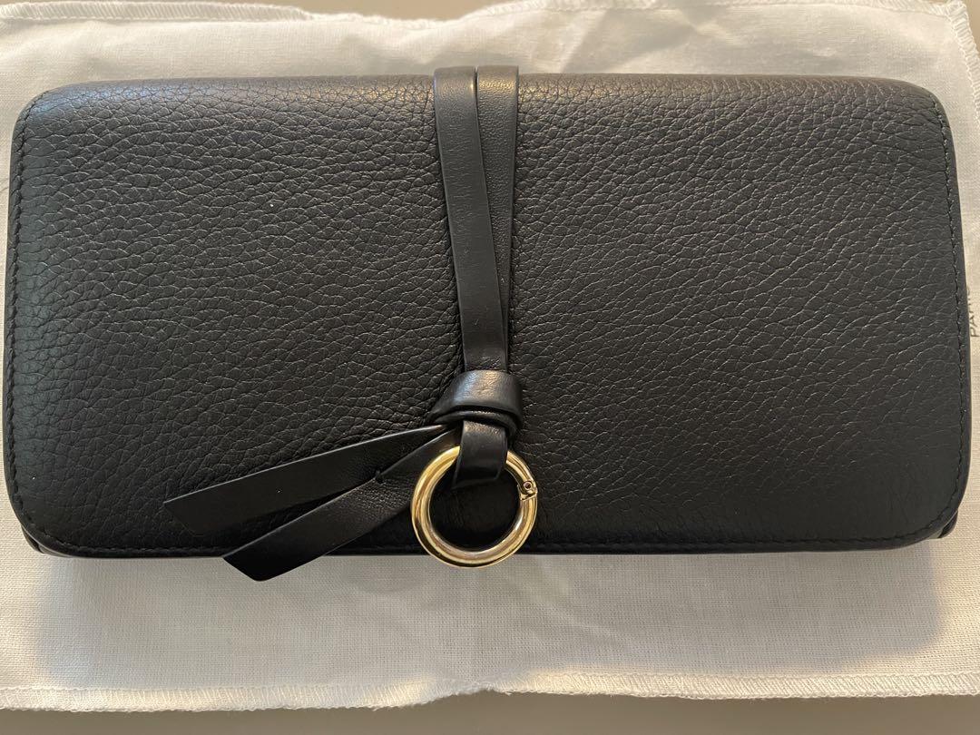 Chloé ブラックレザー 長財布