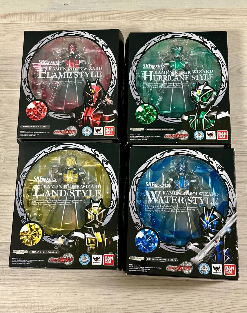 442 S.H.Figuarts 仮面ライダーウィザード 4体セット