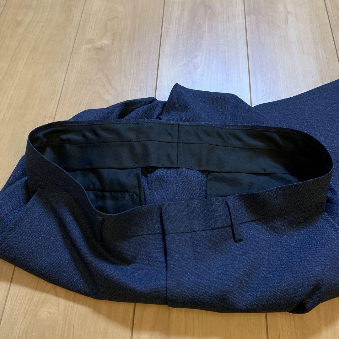 最終価格JOURNAL WORKSネイビーストレッチスーツAB7