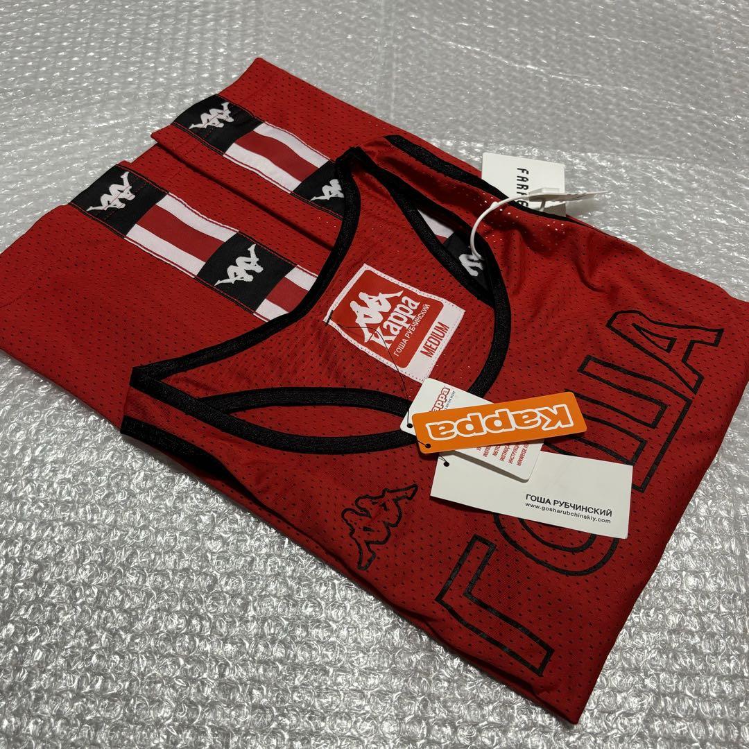 gosha rubchinskiy kappa タンクトップ サイズM 赤