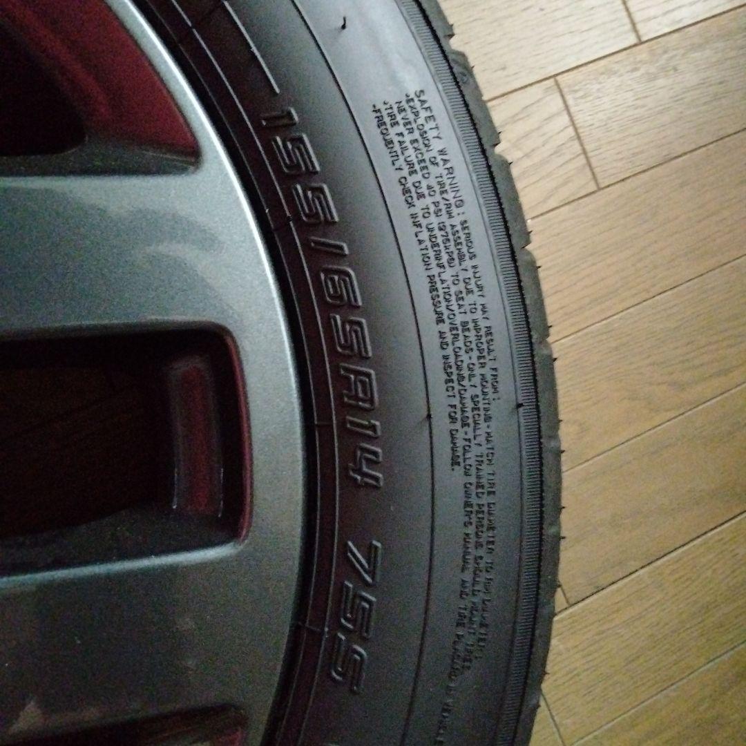 スペーシアギア　MK54S純正　14インチタイヤホイール4本セット