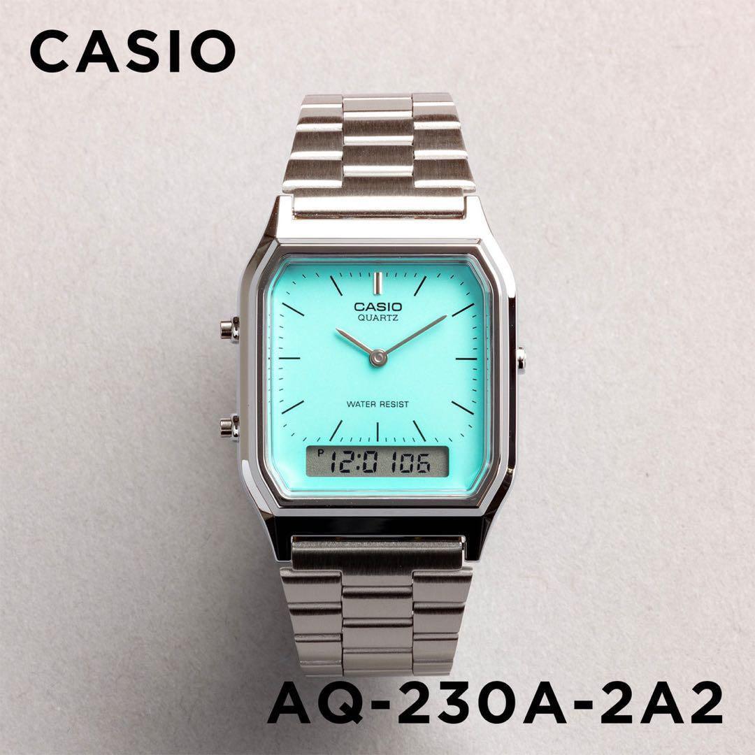 デッドストック】CASIO AQ-230A-2A2 ティファニーブルー CASIO AQ-230A デッドストック】CASIO AQ-230A-2A2 ティファニーブルー CASIO AQ-230A