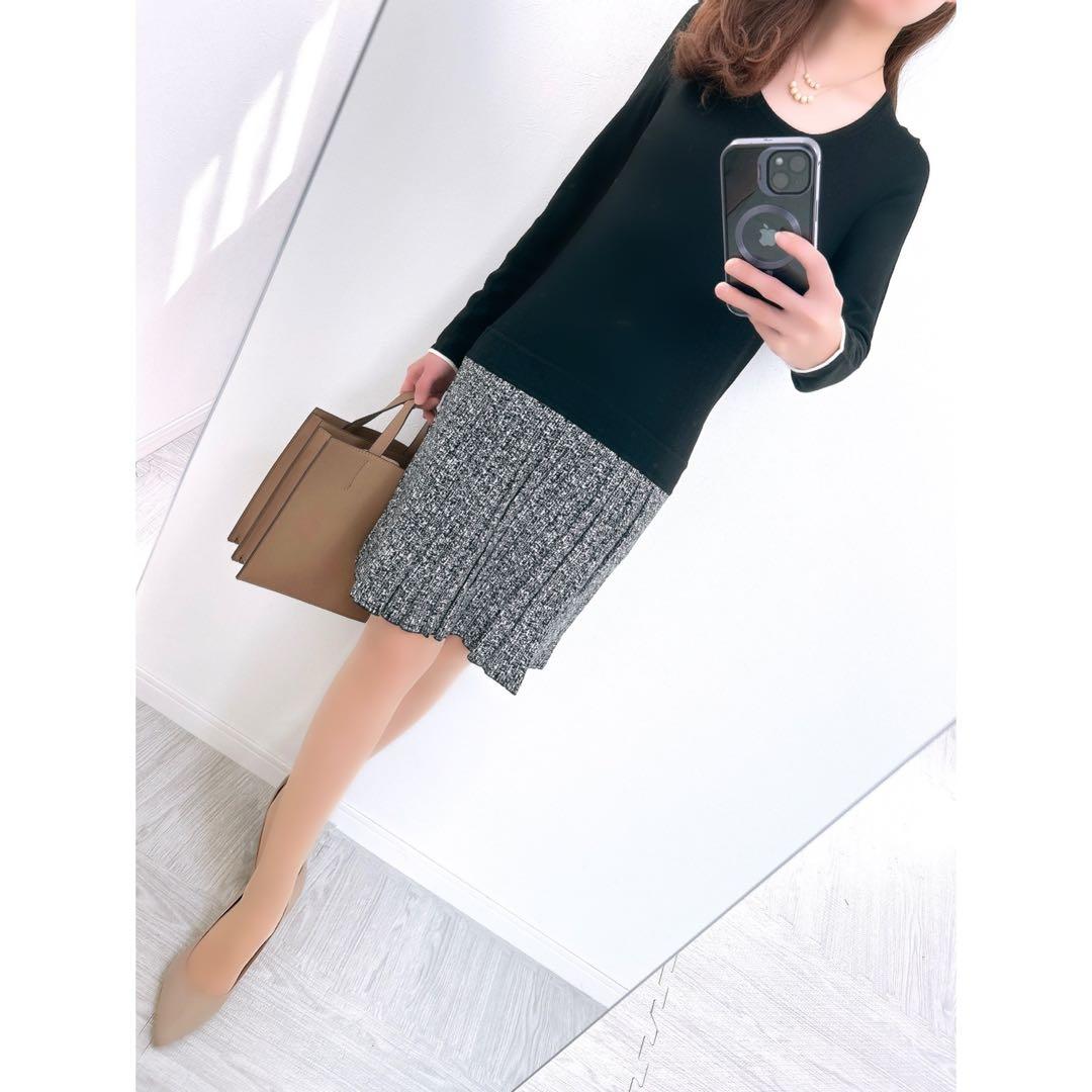 【美品✨】定価 70,000円❤️ PAULE KA✨バイカラーワンピース