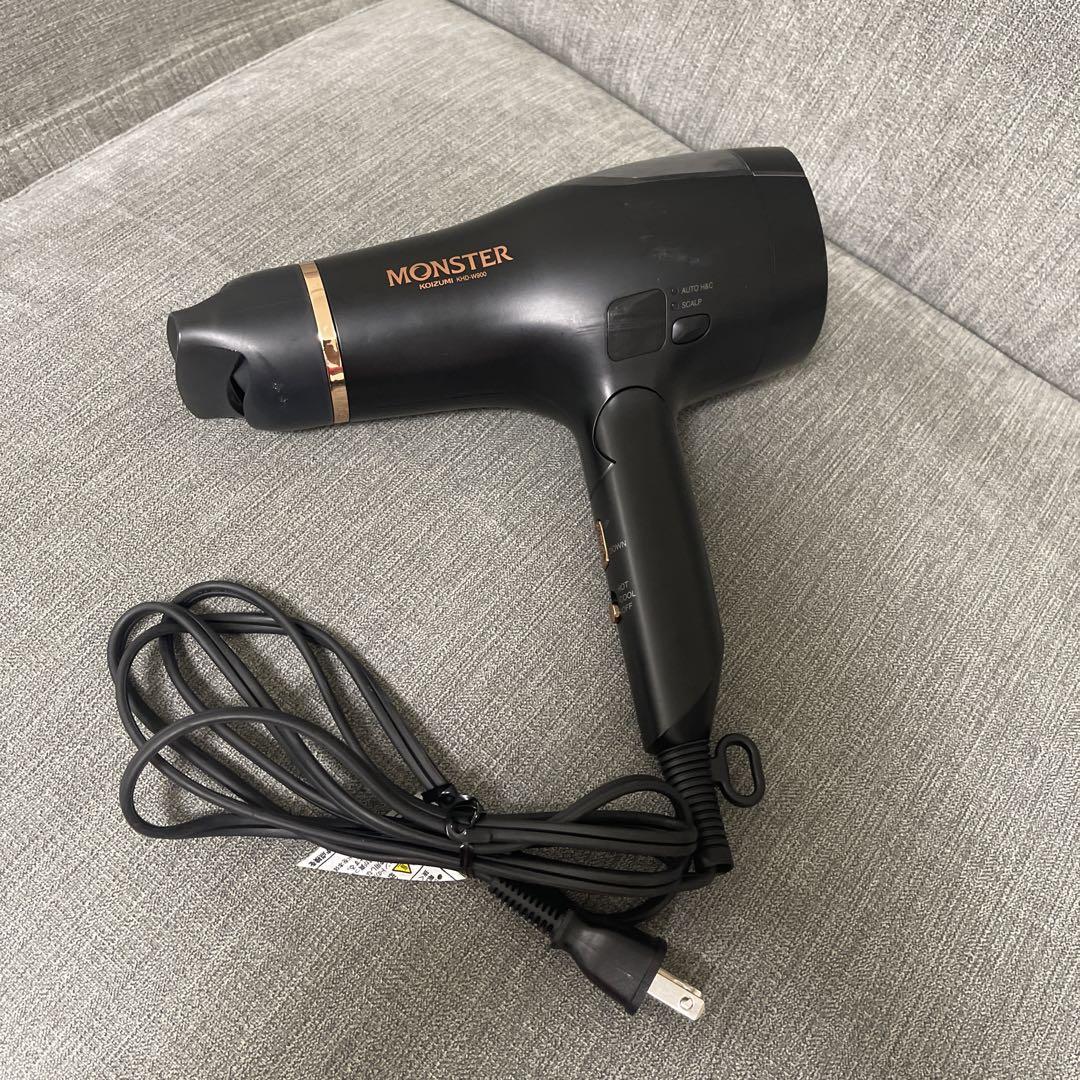 新品未開封KOIZUMI KHD-W900-K モンスター ドライヤー