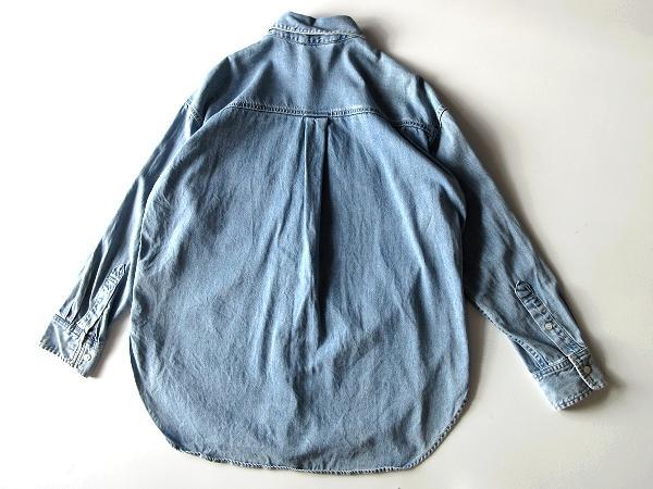 未使用 DRESSTERIOR オーバーサイズデニムシャツ ゆったり