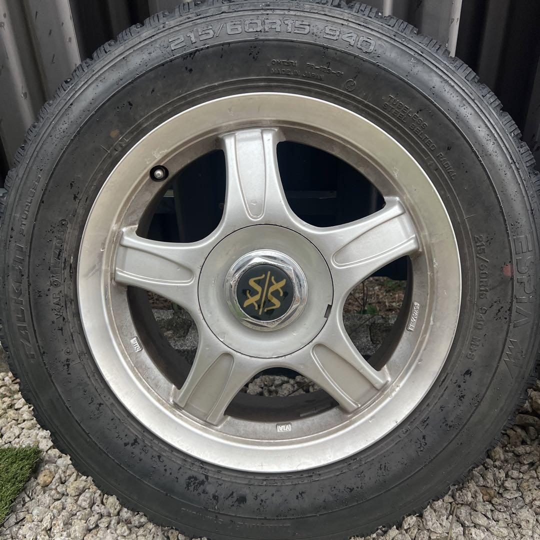 VXタイヤ＆ホイール セット 215 60 R15 アルミ＆スタッドレス 4本組