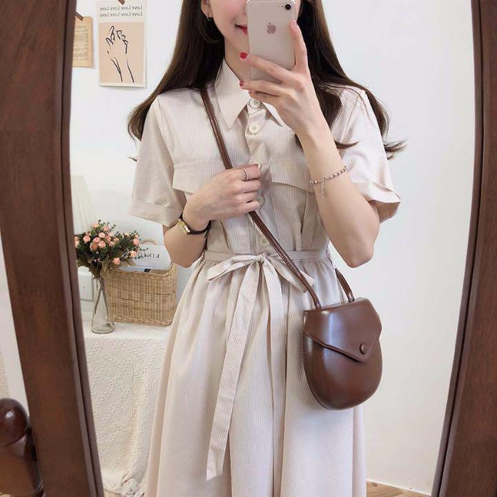 レディース 韓国 オルチャン ワンピース 涼しい 夏 可愛い デート シンプル メルカリ