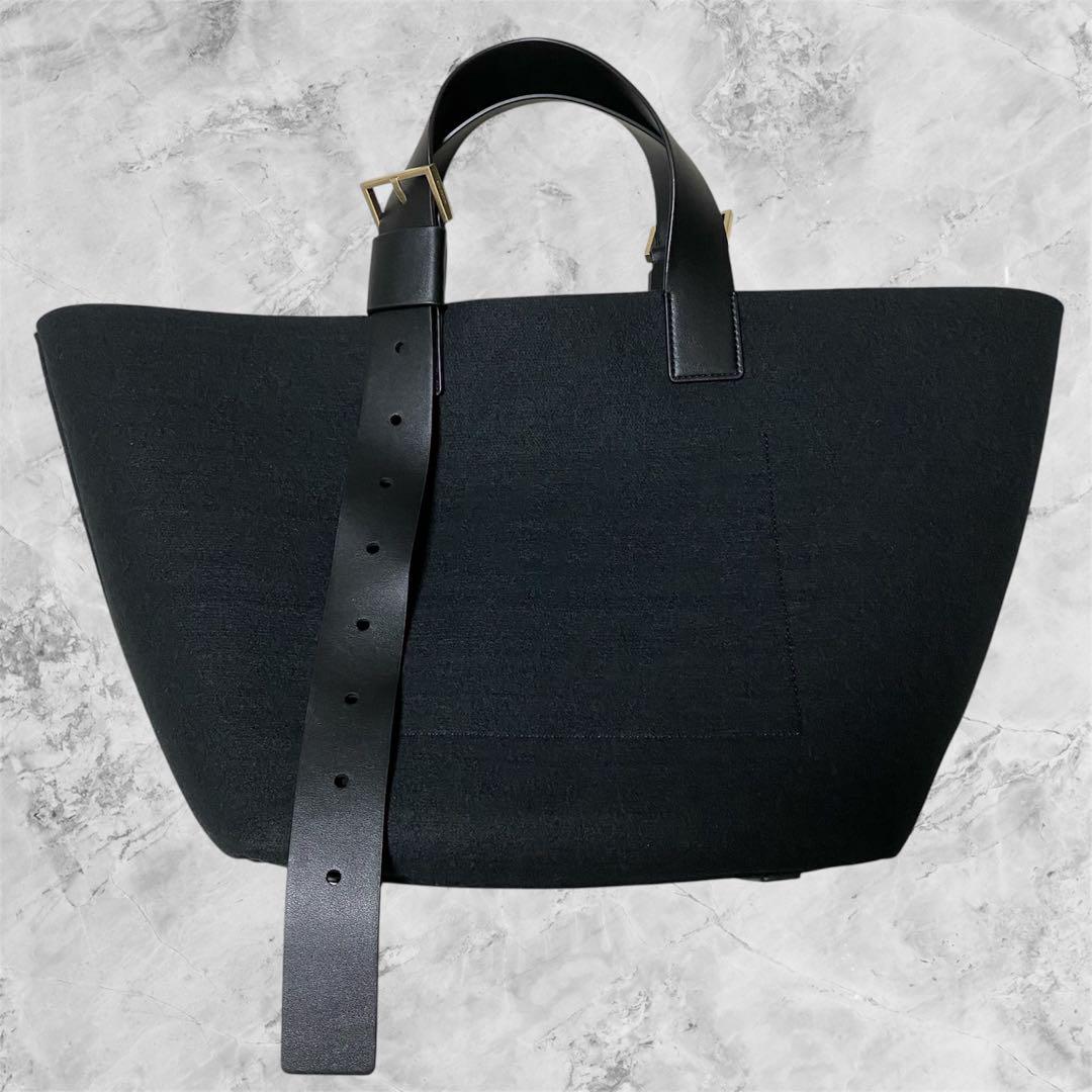 ALLSAINTS ANIK SPACIOUS フェルト ロゴ トートバッグ ✨