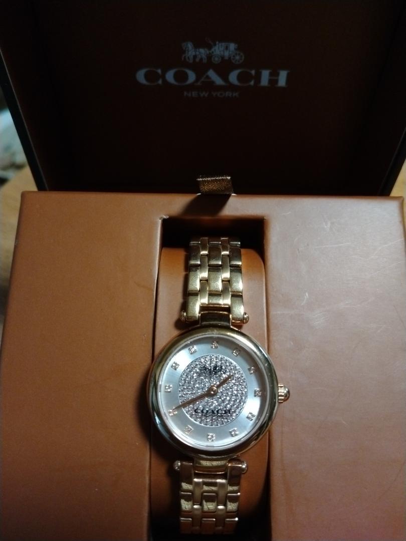 不動品 COACH コーチ シルバー文字盤 クオーツ メンズ腕時計 - メルカリ