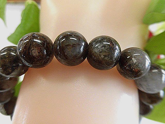 プラチナルチル10mm玉ブレスレット 内周18.3cm 　　200720808