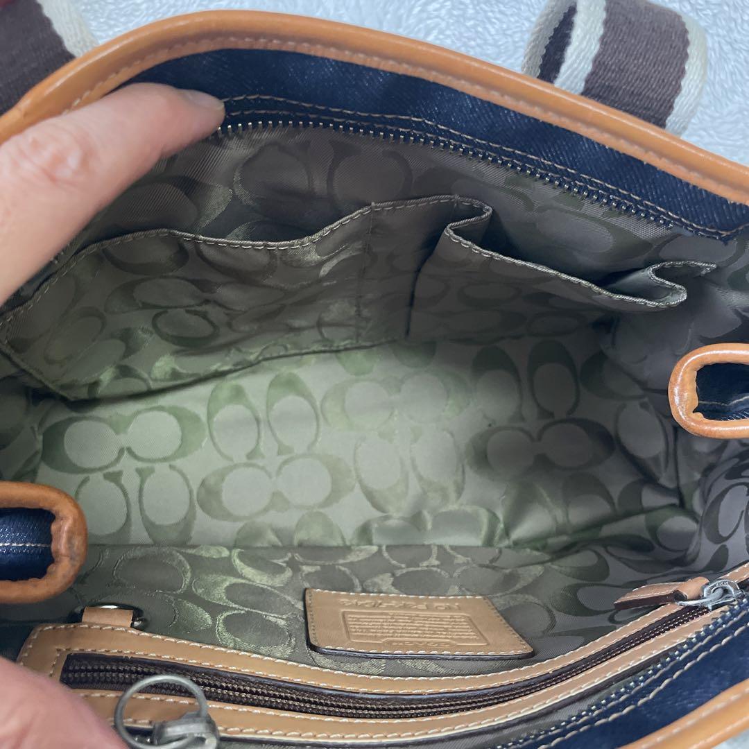 COACH コーチ　ミニトートバッグ　デニム COACH コーチ ミニトートバッグ デニム バッグ