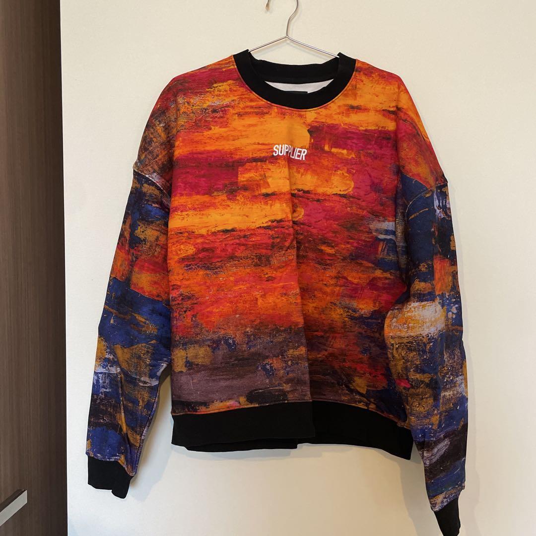 SUPPLIER XL 抽象デザイン スウェット