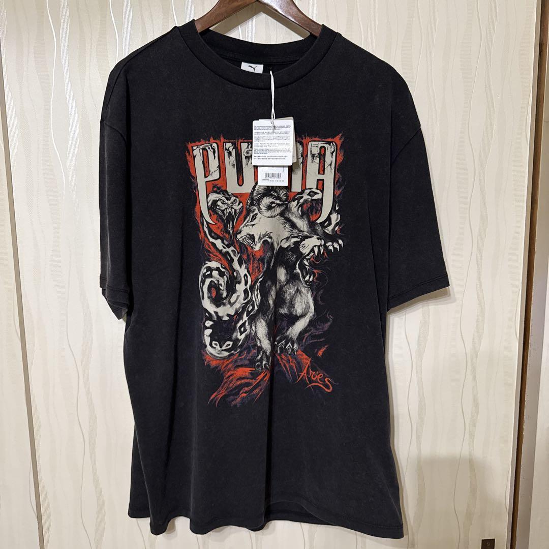新品未使用品！ レア PUMA プーマ ビンテージTシャツ L