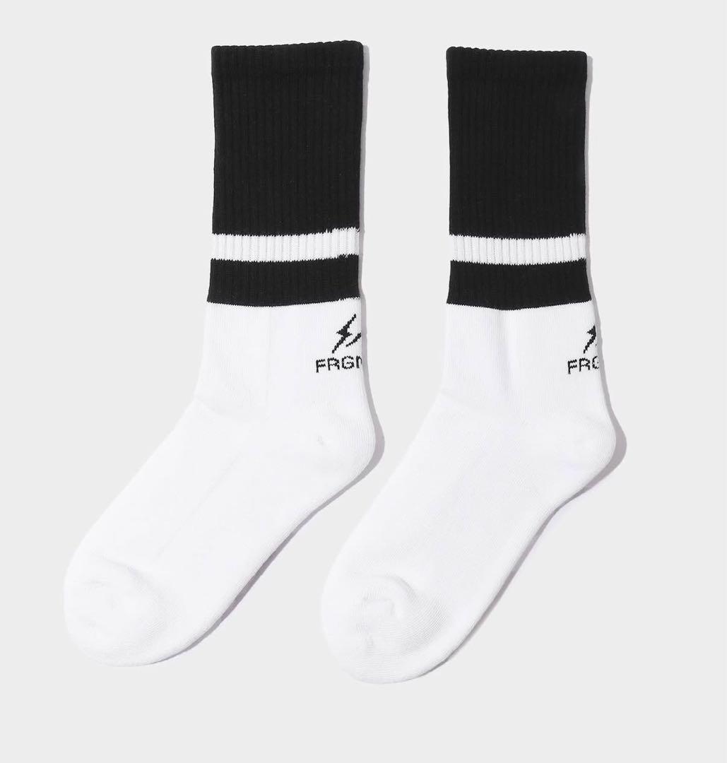 数量は多い  FRGMT FUKUSKE Socks ブラック fragment - メルカリ レッグウェア