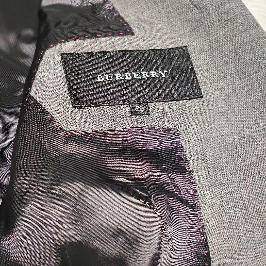 BURBERRY バーバリー パンツスーツ ロゴボタン 総柄 グレー 38