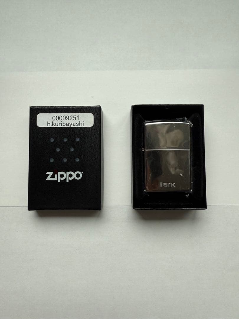 zippo ラーク シルバー 前面加工, 限定品