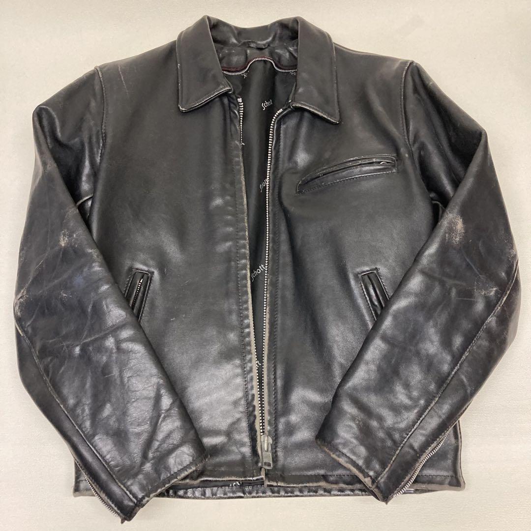 ☆Schott シングルライダース 642 トラッカージャケット 36 USA